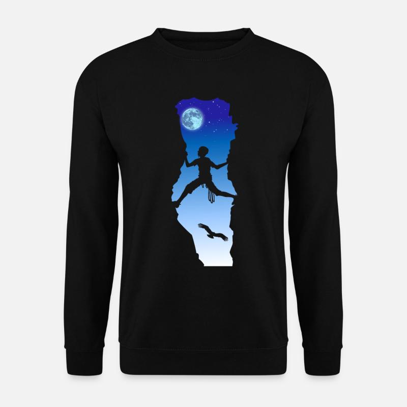 Nachtklettern - Unisex Pullover - Schwarz