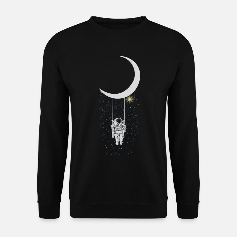 Astronaut - Unisex Pullover - Schwarz