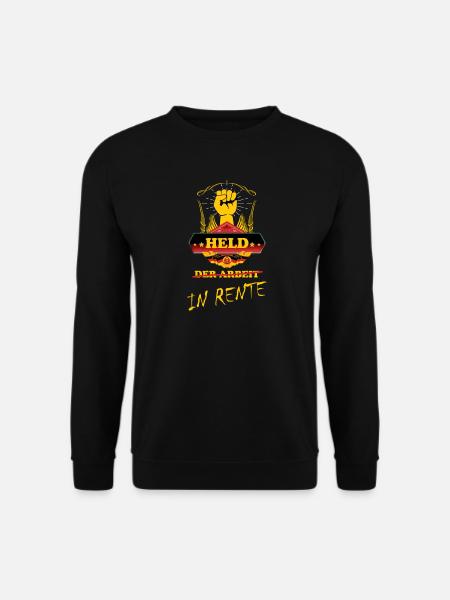 Held der Arbeit in Rente - Rentner Geschenk - Unisex Pullover - Schwarz