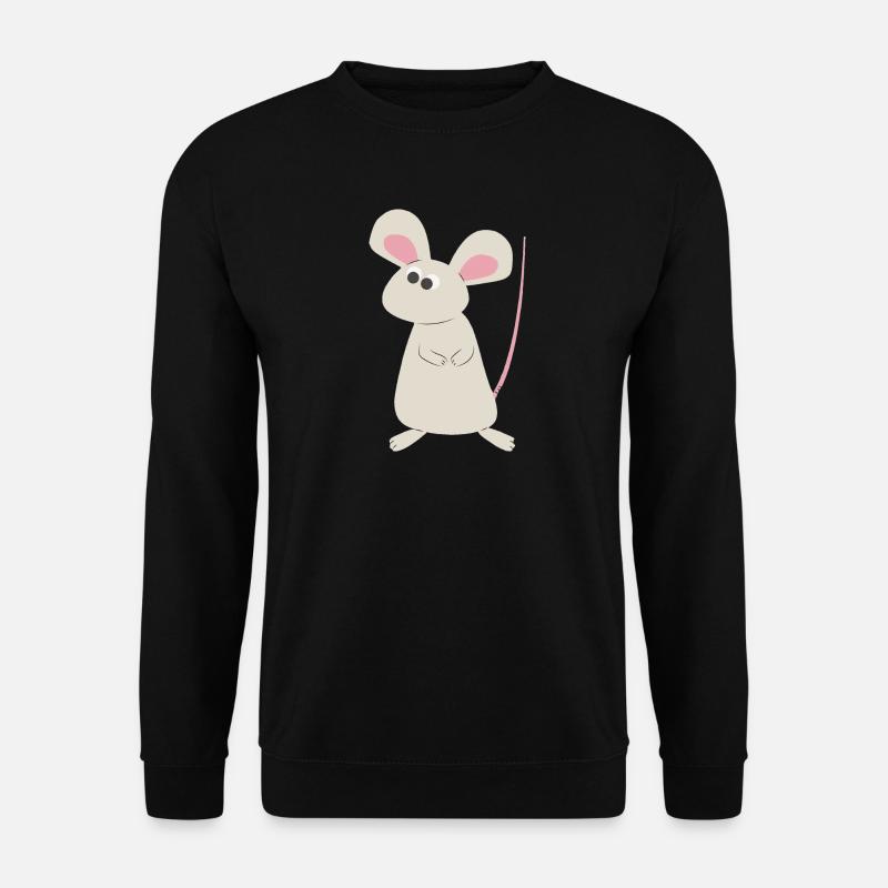 Clever mouse - Unisex Sweatshirt - black