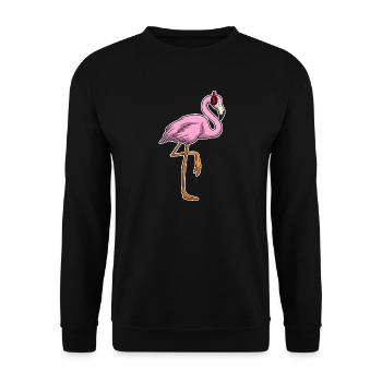 Flamingo Musique casque - Sweat-shirt Unisexe - noir - Devant - Alina (178cm) & Michal (187cm)