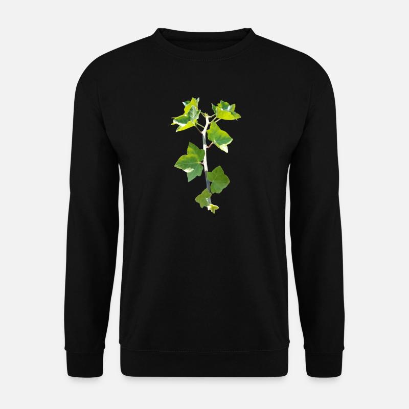 Lierre – Connexion à feuilles persistantes - Sweat-shirt Unisexe - noir
