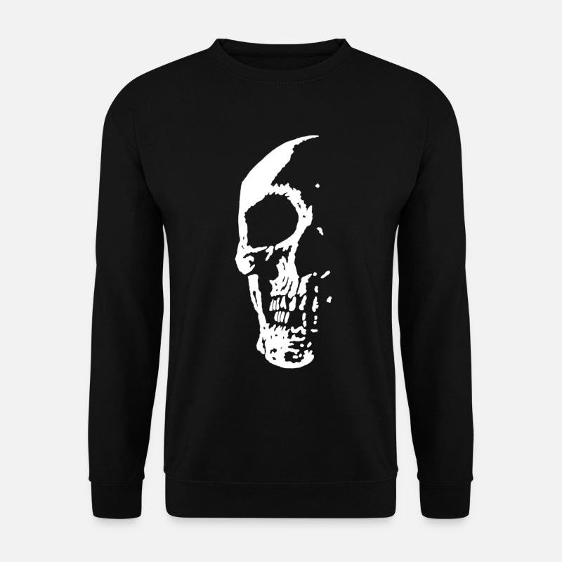 Skull in the Darkness - Unisex Sweatshirt - black