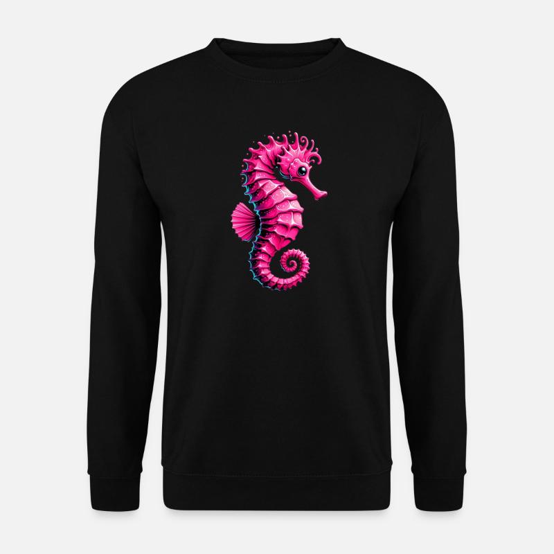 Seepferdchen - Unisex Pullover - Schwarz