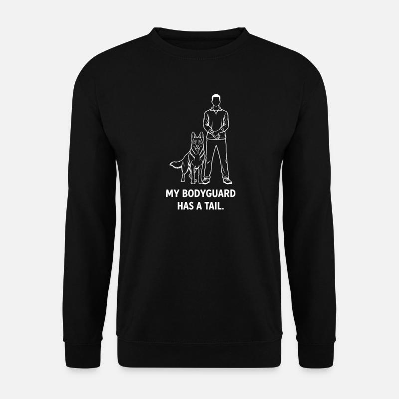 My bodyguard has a cock. - Unisex Sweatshirt - black