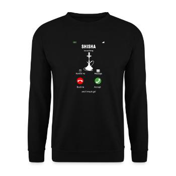 La chicha appelle - Sweat-shirt Unisexe - noir - Devant - Alina (178cm) & Michal (187cm)