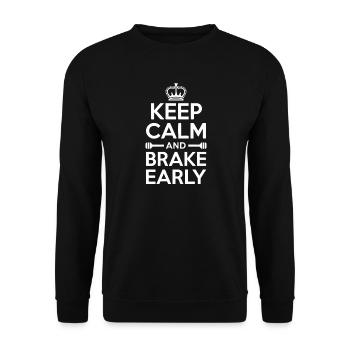 Driving instructor Driving school Cool driving instructor - Unisex Sweatshirt - black - Front - Alina (178cm) & Michal (187cm)