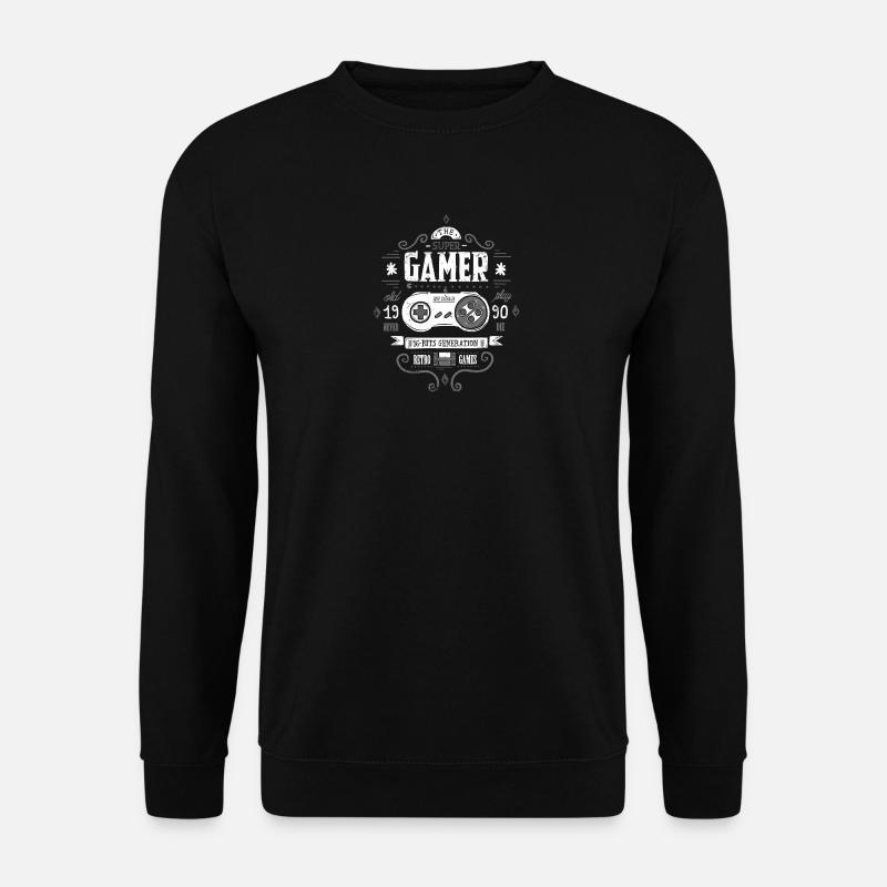16-Bit-Spieler - Unisex Pullover - Schwarz