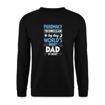 Apotheker Pharmazeutisch-technischer - Unisex Pullover - Schwarz - Vorne - Alina (178cm) & Michal (187cm)