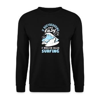 Surfeur Surfeur Bodyboarder - Sweat-shirt Unisexe - noir - Devant - Alina (178cm) & Michal (187cm)