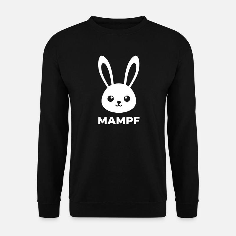 Delicate Bunny Bunny Print - Unisex Sweatshirt - black