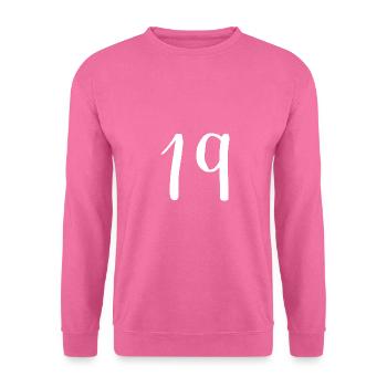 19 - Unisex Pullover - Pink - Vorne