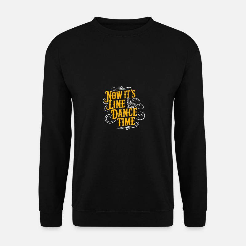 Line Dance Time Line Dancing Dancing - Unisex Sweatshirt - black