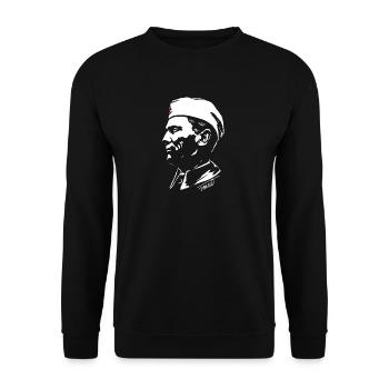 Josip Broz Tito - 3 - Unisex Pullover - Schwarz - Vorne - Alina (178cm) & Michal (187cm)