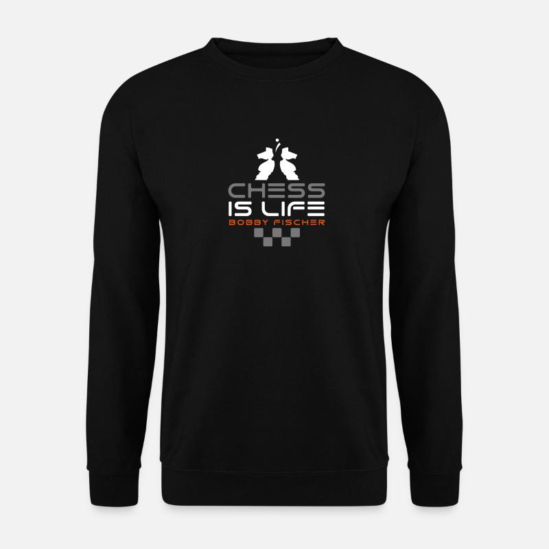 Schach ist Leben modern v1 - Unisex Pullover - Schwarz