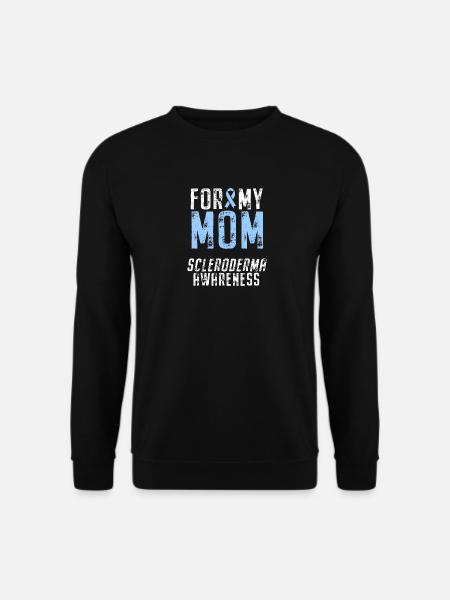 Scleroderma Awareness Mom Ribbon - Unisex Sweatshirt - black