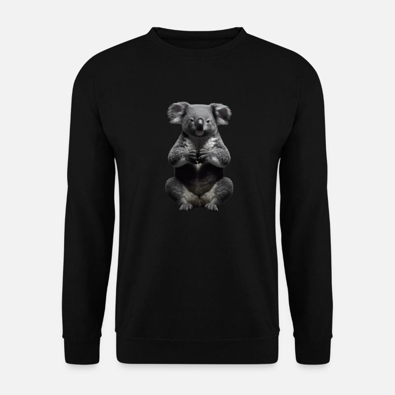Praying Koala - Unisex Sweatshirt - black