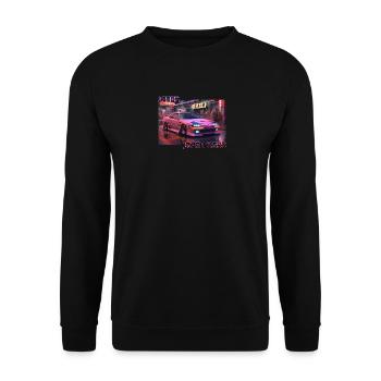 Voitures japonaises des années 1990 - VTEC donne un coup de pied - Sweat-shirt Unisexe - noir - Devant - Alina (178cm) & Michal (187cm)