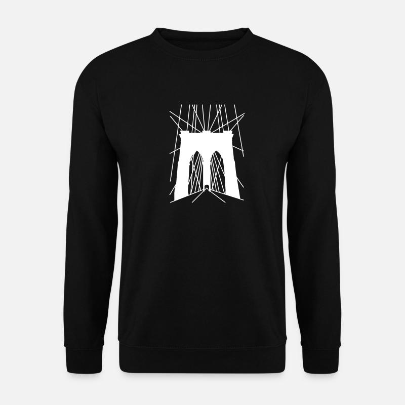 Brooklyn Bridge - Unisex Pullover - Schwarz
