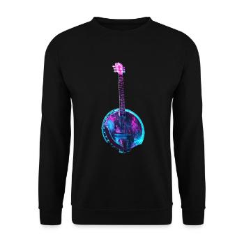 Banjo - Unisex Sweatshirt - black - Front - Alina (178cm) & Michal (187cm)