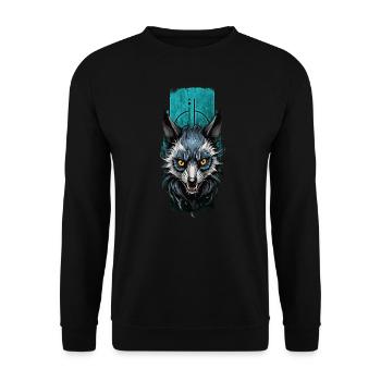 Mystérieux lémurien Aye-Aye - Sweat-shirt Unisexe - noir - Devant - Alina (178cm) & Michal (187cm)