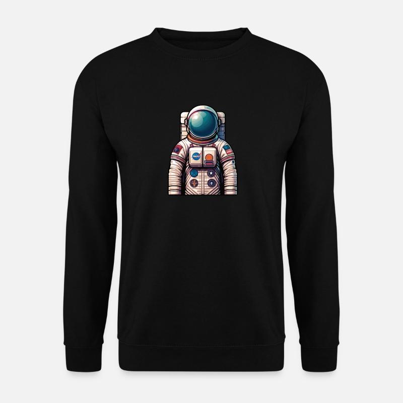 Astronaut - Unisex Pullover - Schwarz