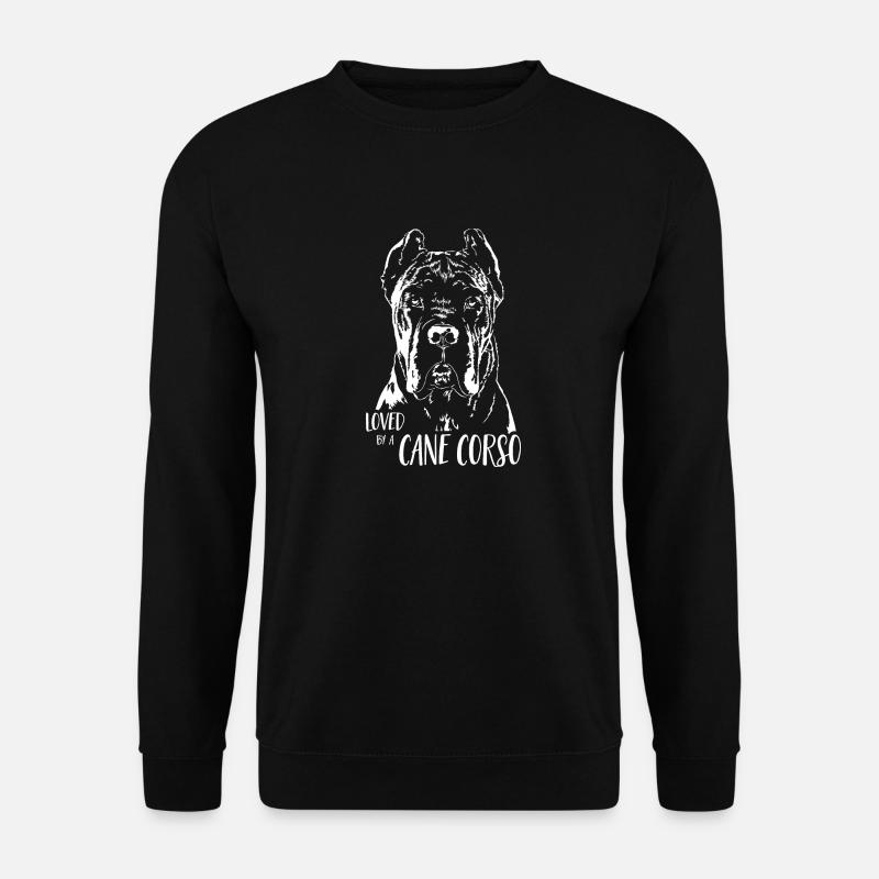 CANE CORSO ITALIANO loved by a Cane Corso Wilsigns - Unisex Pullover - Schwarz