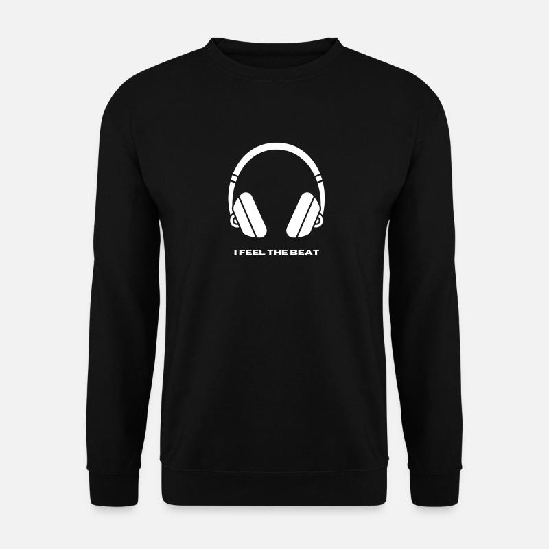 I FEEL THE BEAT - Unisex Sweatshirt - black