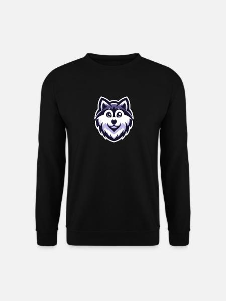 Süßer Husky - Unisex Pullover - Schwarz
