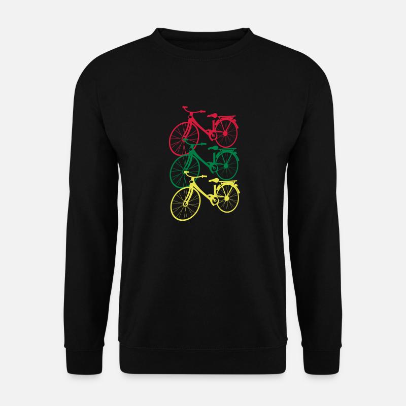 Fahrrad fahren - Unisex Pullover - Schwarz