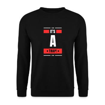 Piège! - Sweat-shirt Unisexe - noir - Devant - Alina (178cm) & Michal (187cm)