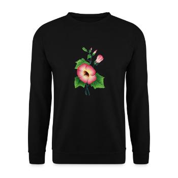 Lilie - Unisex Pullover - Schwarz - Vorne - Alina (178cm) & Michal (187cm)