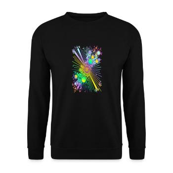 NEW UNIVERSE - Unisex Sweatshirt - black - Front - Alina (178cm) & Michal (187cm)