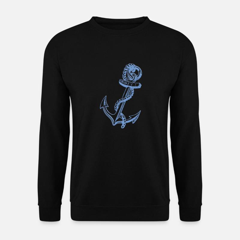 Anker - Unisex Pullover - Schwarz