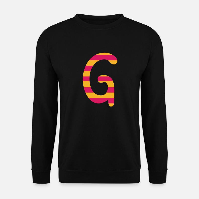Buchstabe G - Unisex Pullover - Schwarz