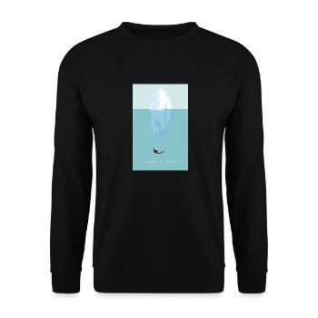 Antarctica - Unisex Sweatshirt - black - Front - Alina (178cm) & Michal (187cm)