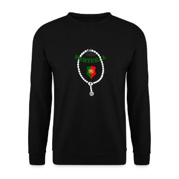 Portugal - Sweat-shirt Unisexe - noir - Devant - Alina (178cm) & Michal (187cm)