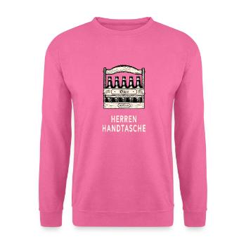Herrenhandtasche Bier - Unisex Pullover - Pink - Vorne