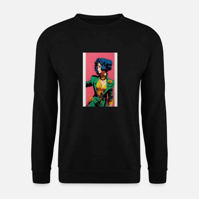 JoJos Anime - Unisex Pullover - Schwarz