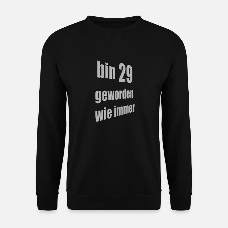 bin 29 - Unisex Pullover - Schwarz