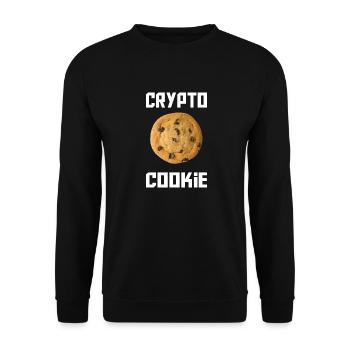 Bitcoin Trading Crypto Aktien - Unisex Pullover - Schwarz - Vorne - Alina (178cm) & Michal (187cm)