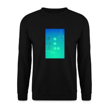 Family - Unisex Sweatshirt - black - Front - Alina (178cm) & Michal (187cm)