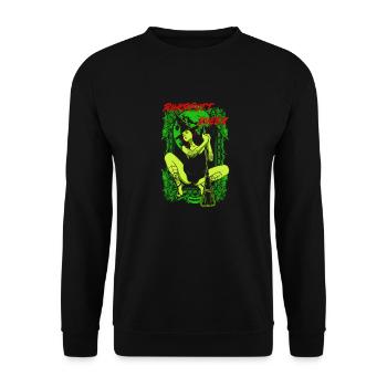 Ruhrpott Queen - Unisex Pullover - Schwarz - Vorne - Alina (178cm) & Michal (187cm)