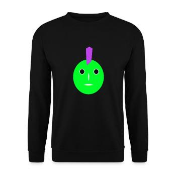 Punker - Unisex Pullover - Schwarz - Vorne - Alina (178cm) & Michal (187cm)