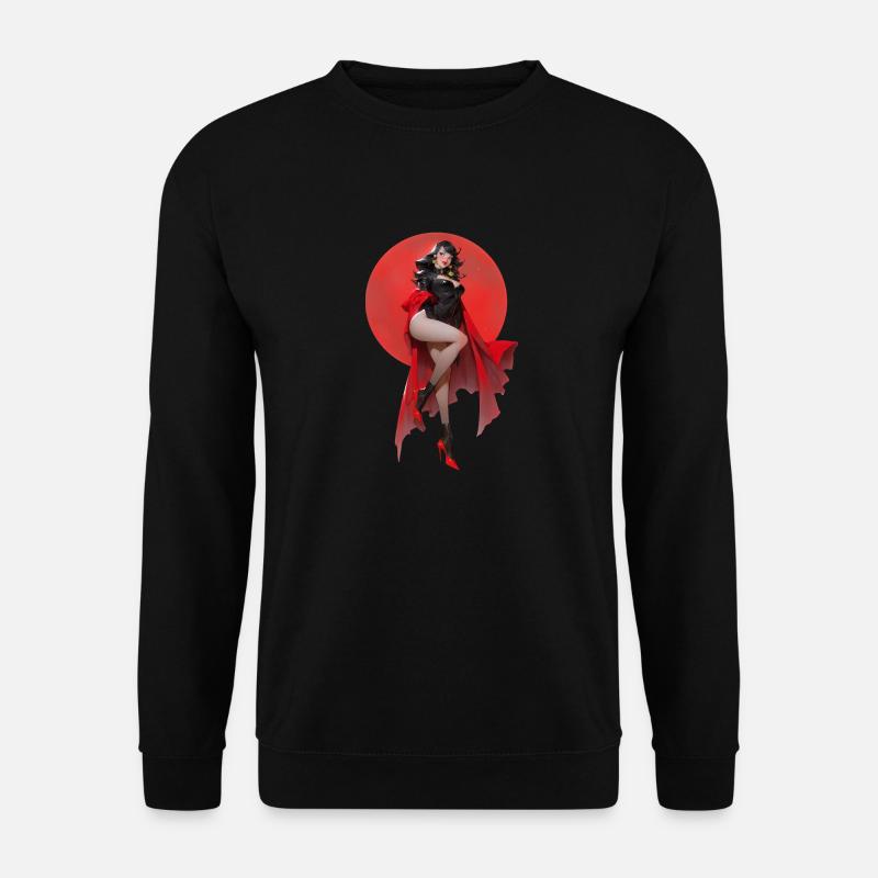 Vampire Pinup 1 - Unisex Pullover - Schwarz