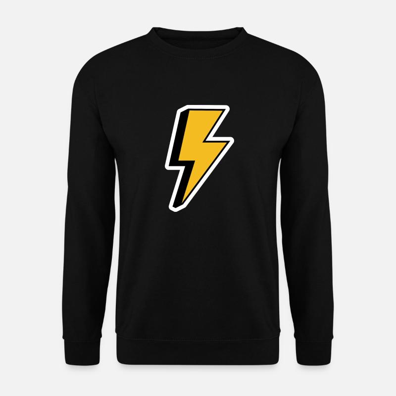 Retro-Blitz - Unisex Pullover - Schwarz
