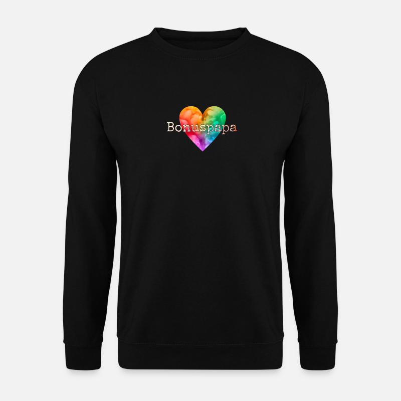 Bonuspapa - LGBTQI+ - Unisex Pullover - Schwarz