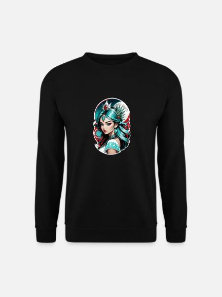 Indian Princess - Aztek - Unisex Sweatshirt - black
