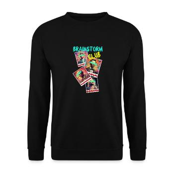 ChinCheck - Unisex Pullover - Schwarz - Vorne - Alina (178cm) & Michal (187cm)
