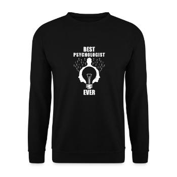 Le meilleur psychologue en thérapie scientifique - Sweat-shirt Unisexe - noir - Devant - Alina (178cm) & Michal (187cm)